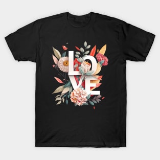 Love with Flowers 01 T-Shirt